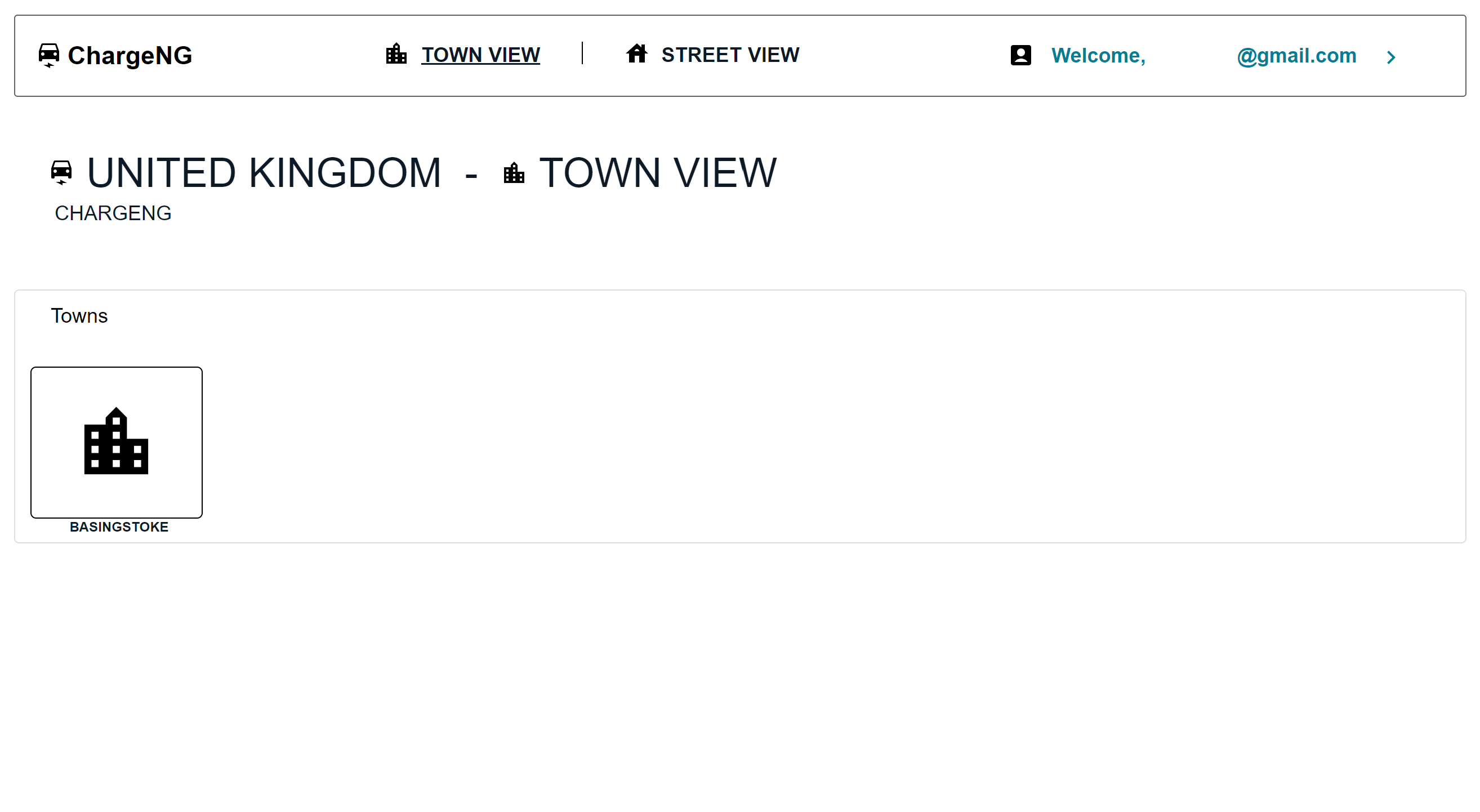 Town View page