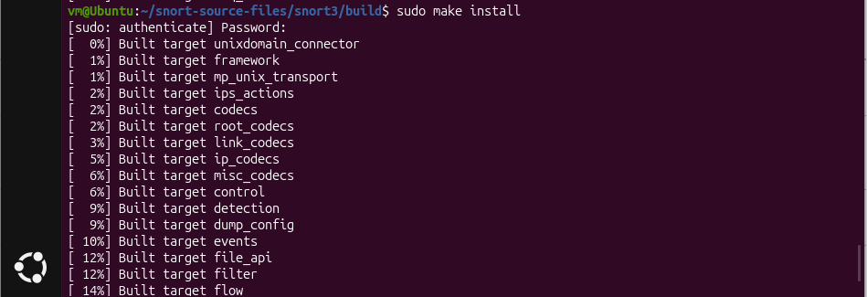 make install snort3
