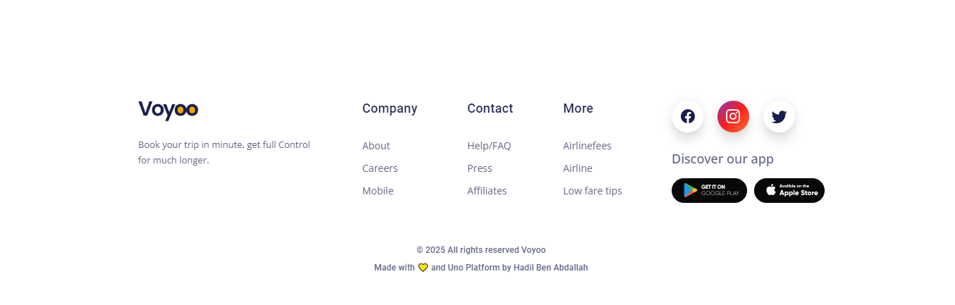 這是一個使用 Uno Platform 建立的現代旅行社登錄頁面，展示了全寬的首頁橫幅、目的地卡片和響應式跨平台佈局。