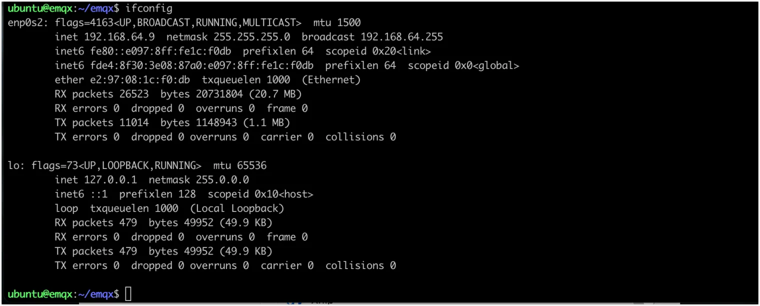 Iifconfig command