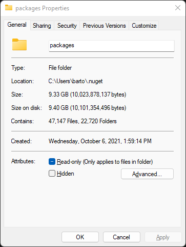 NuGet Packages folder