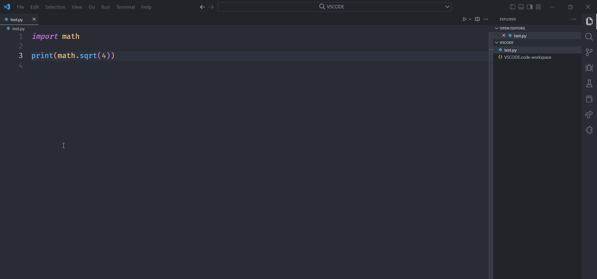 Interactive Python Window