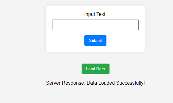 Screenshot - Data Loaded Successfully