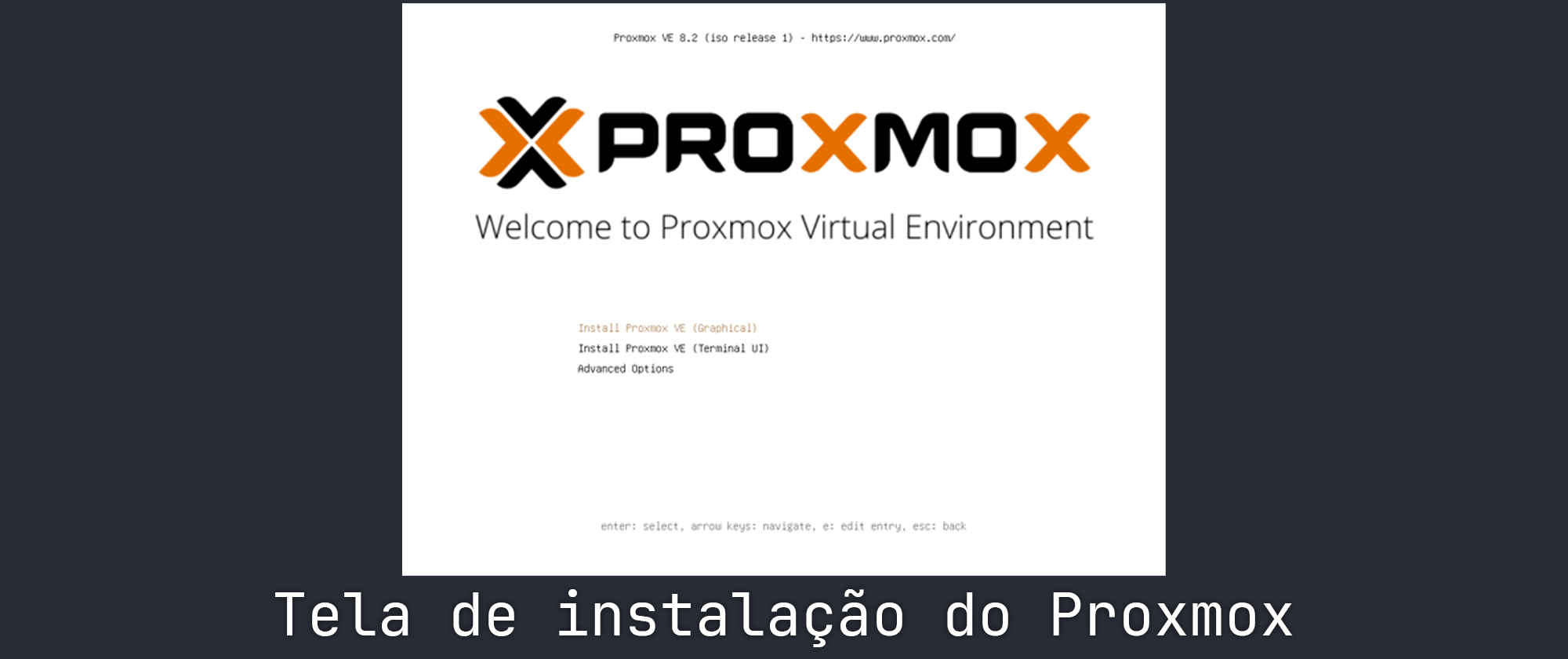 Se essa tela apareceu, você está pronto para iniciar a instalação