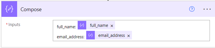 compose the values in Power Automate