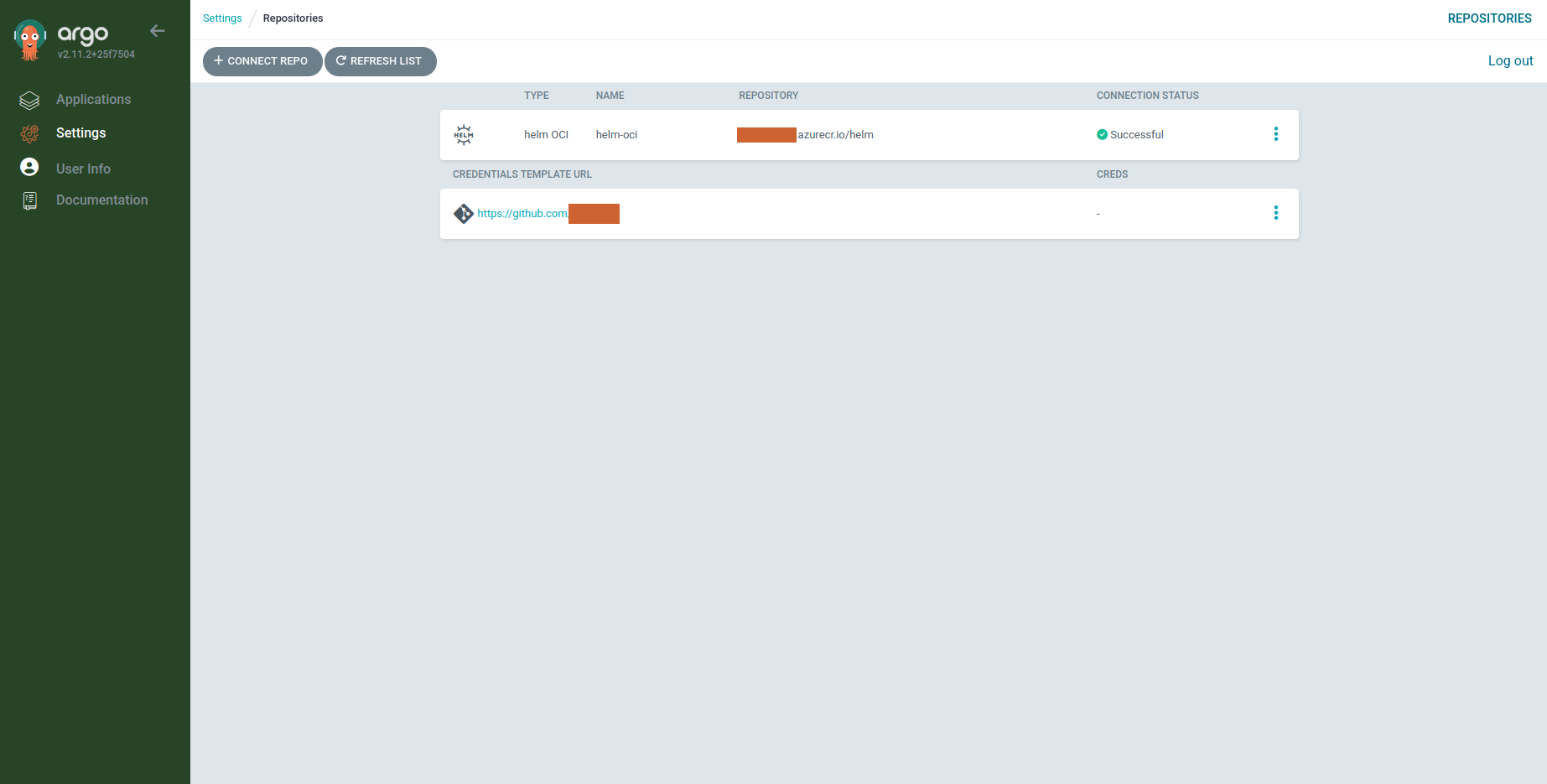 Argocd with helm-oci setup
