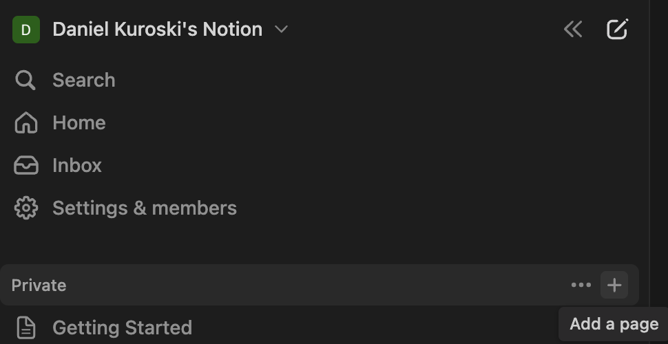 Create new page image