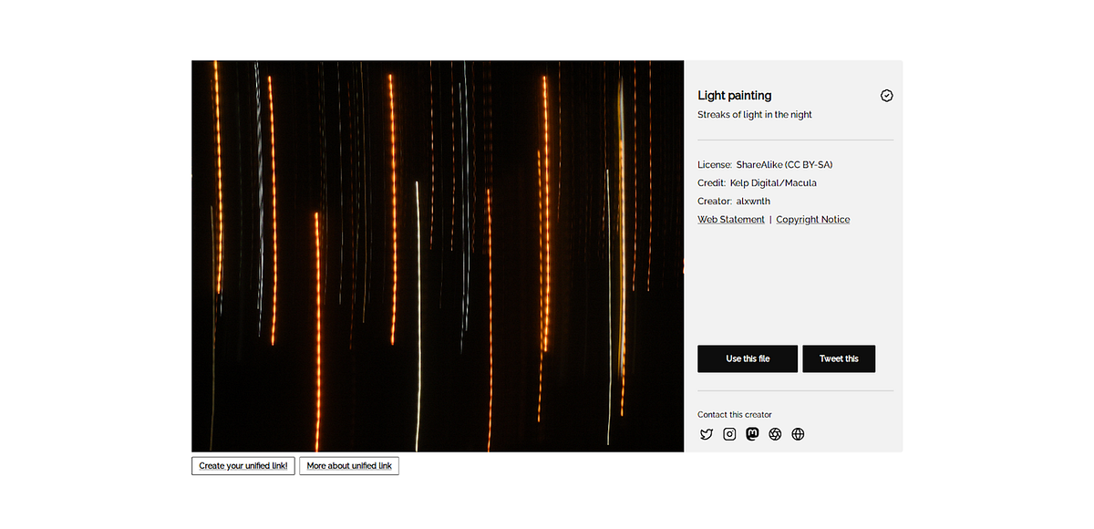 UniLink Preview example screenshot