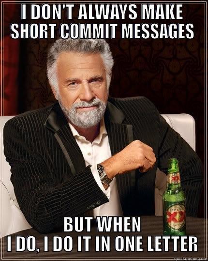 commit message meme