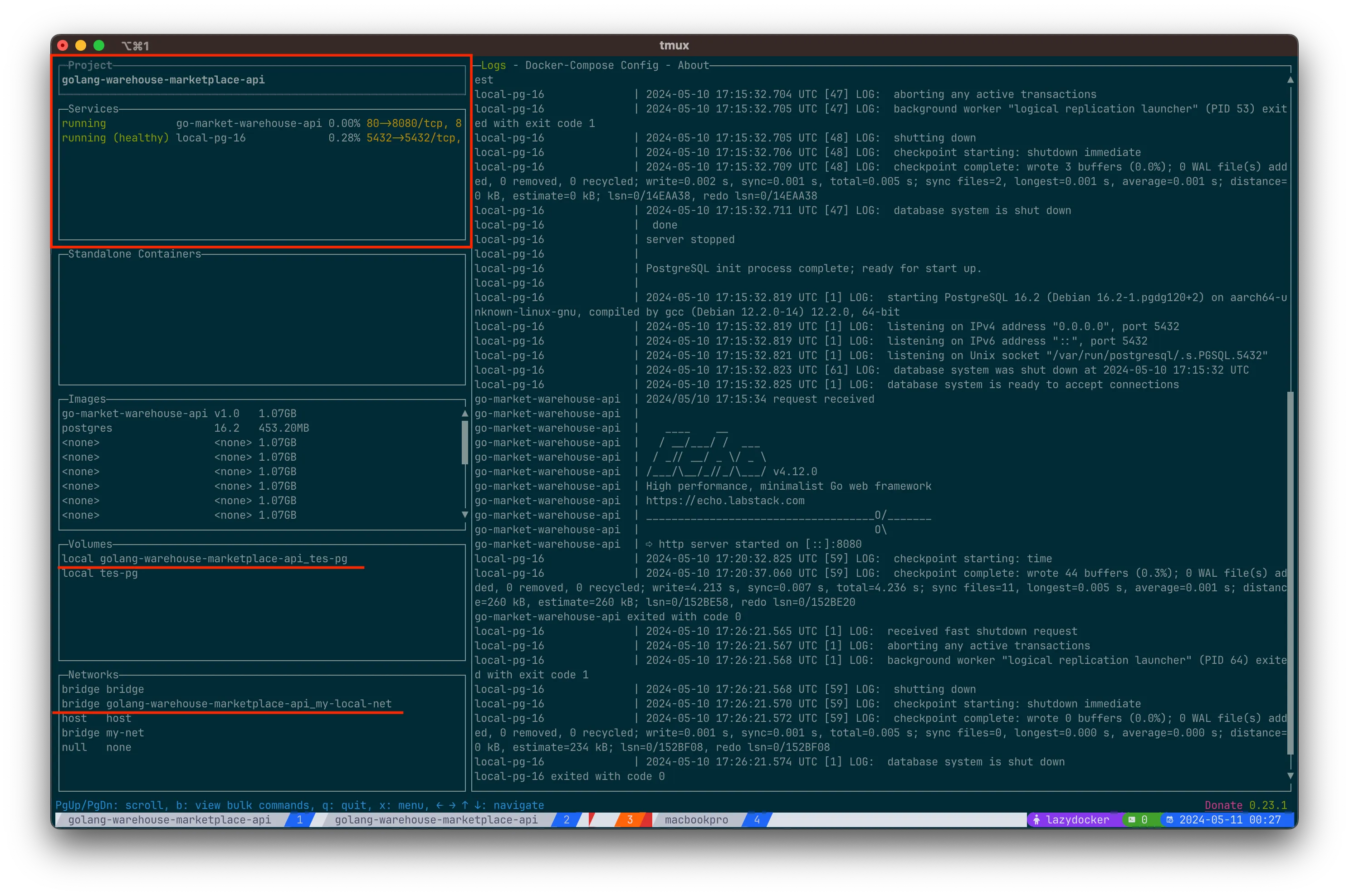 Volume and Network without `external:true`