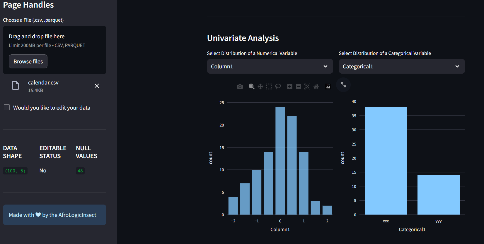 EDA Web App