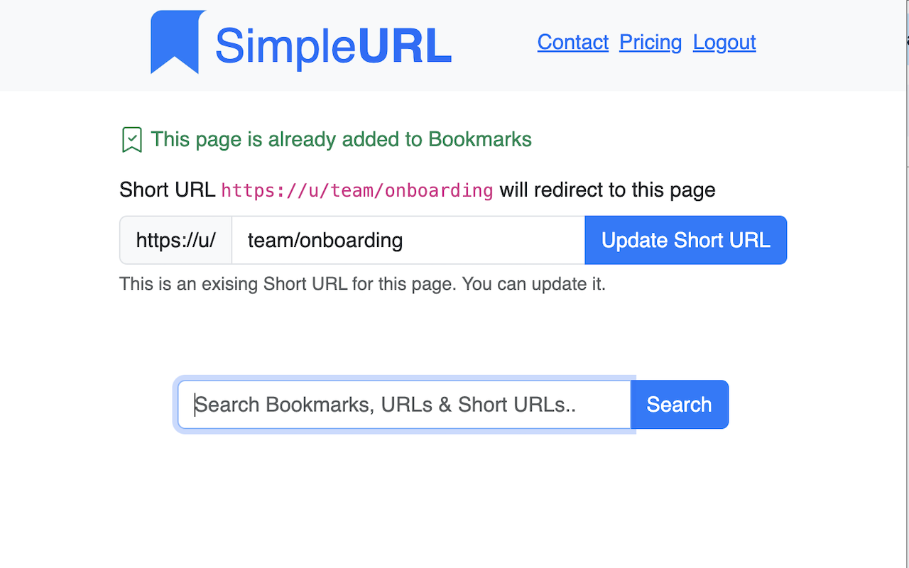 SimpleURL: URL Shortner & Manager