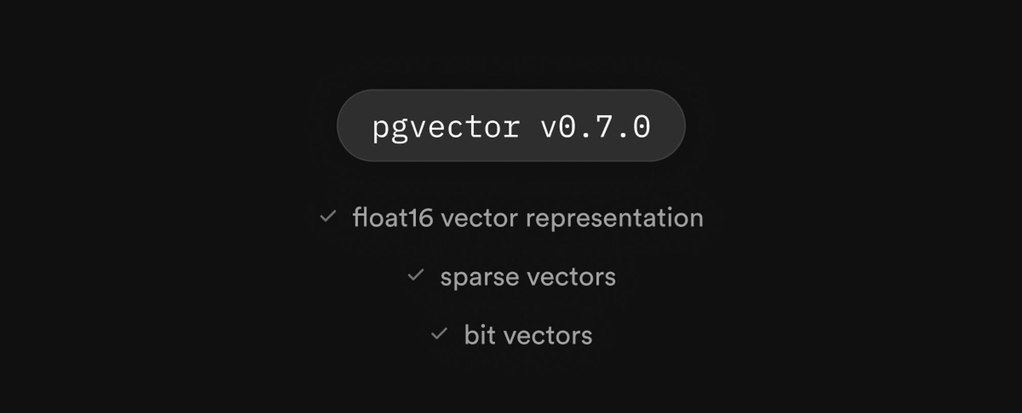 pgvector