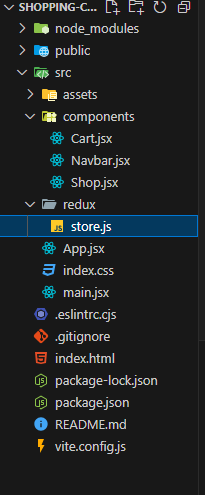 Project folder structure
