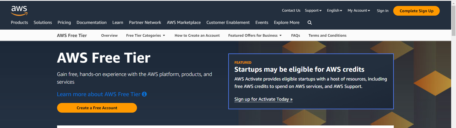 AWS Set up