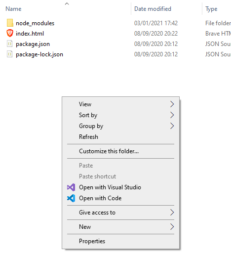 Right click menu not showing Open with Sublime Text 3