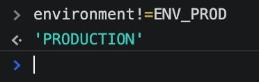 Here we have an assignment, rather than an inequality check