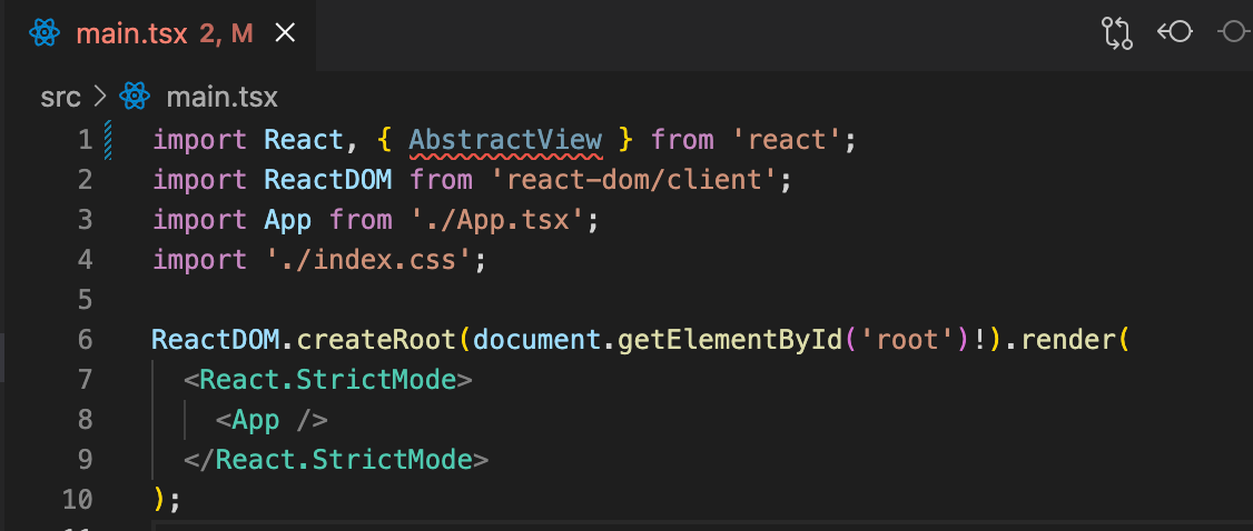 unused import package