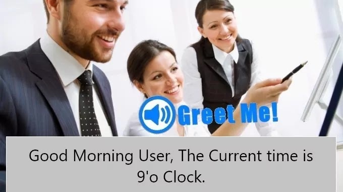 Make your PC Greet you