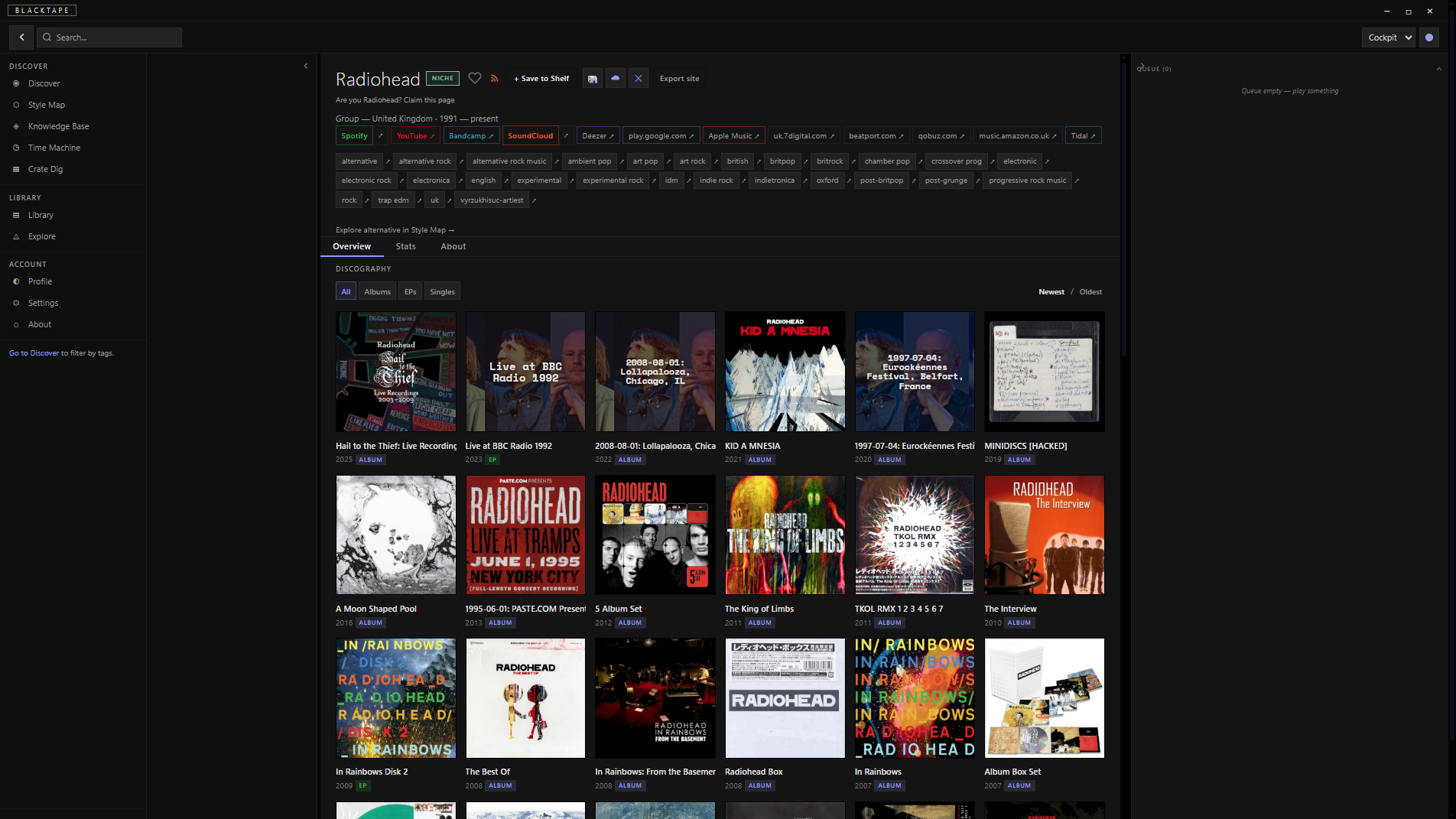 BlackTape screenshot