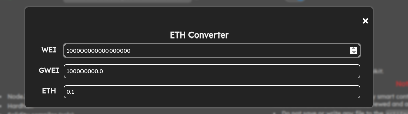 ETH converter