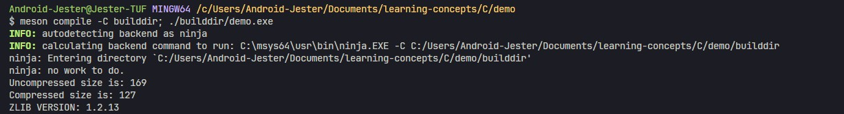 Compiled and running