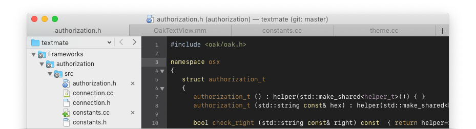 TextMate (for Mac OS)