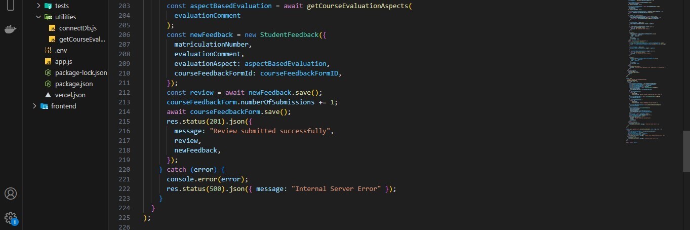 _image showing Student course review route_