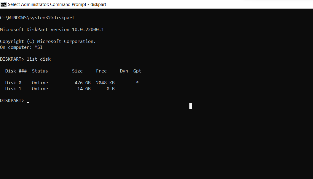 CMD Info