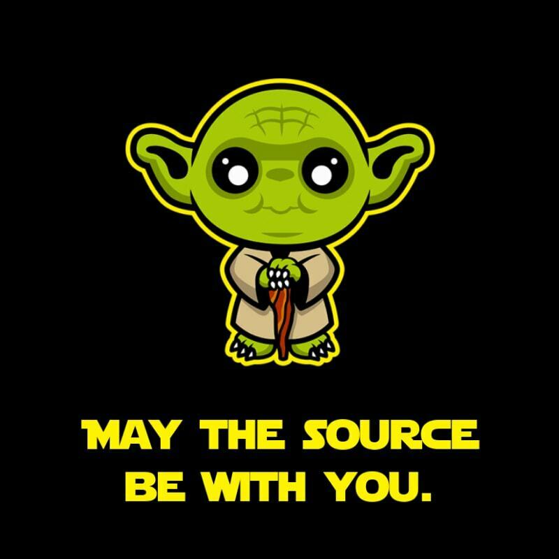 May the source Be with you