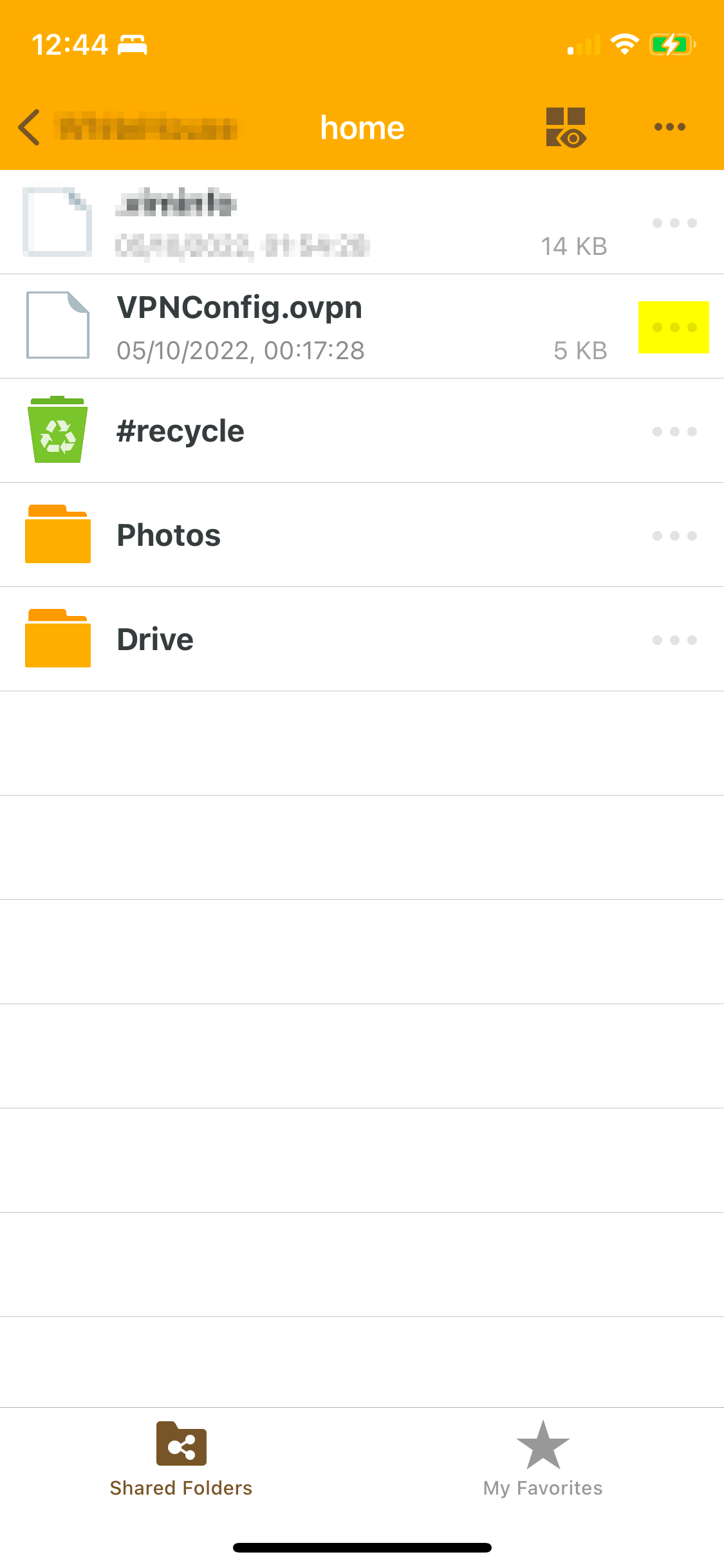 Open the DS File app