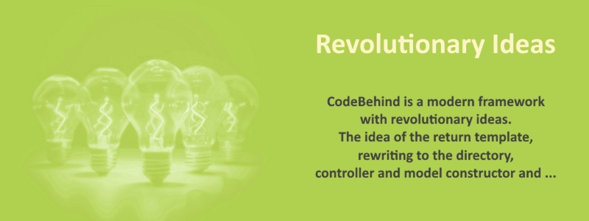 Revolutionary And New Innovations In CodeBehind Framework
