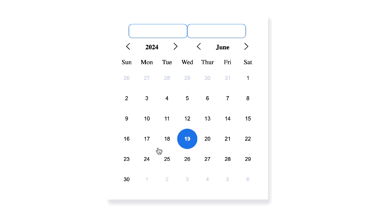 Custom Date Range Picker