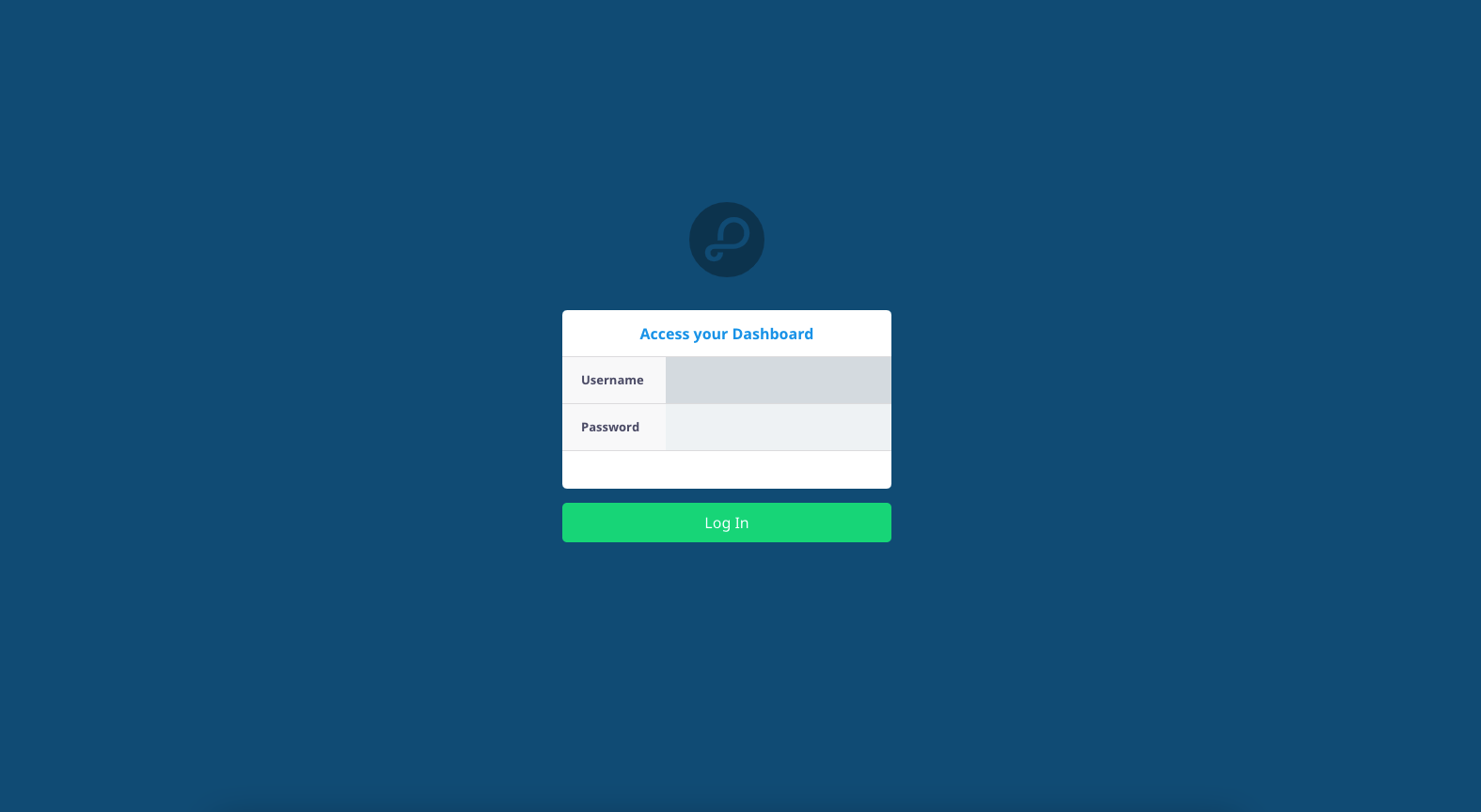 Login do Parse Dashboard