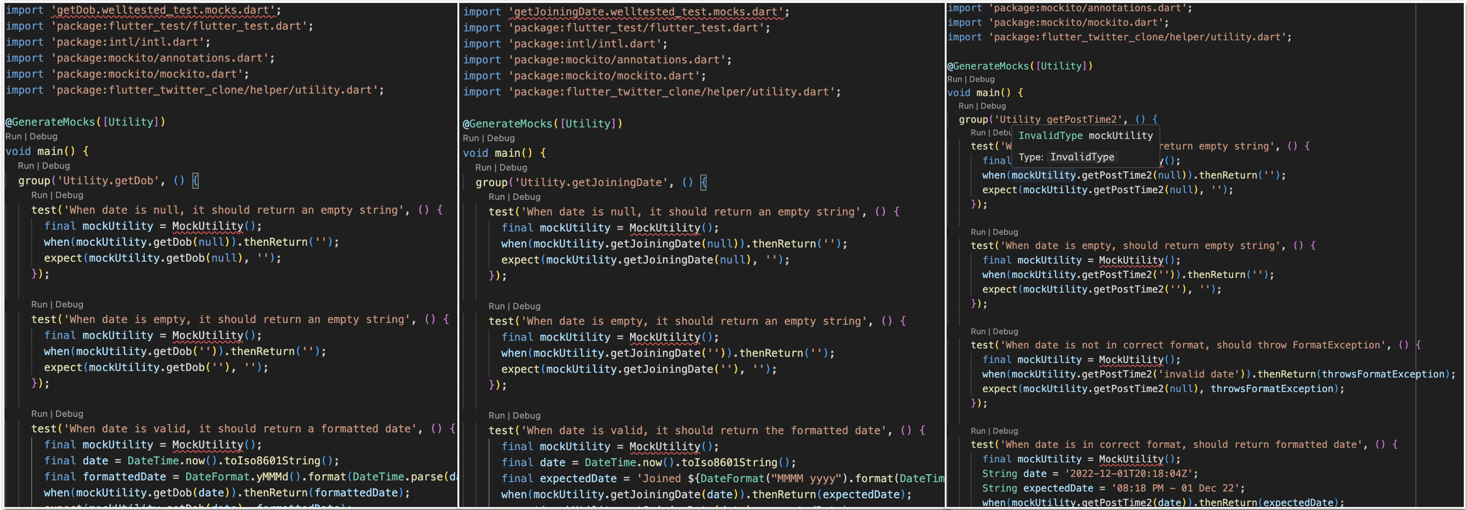 Fig. 2 — Generated Tests Errors