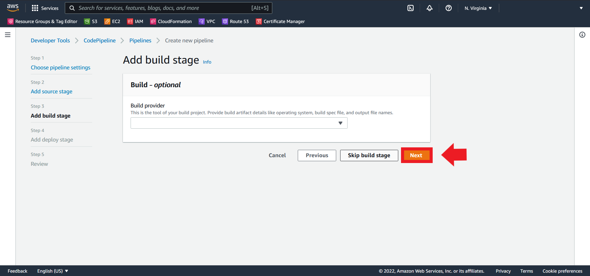 Skip the Build Stage