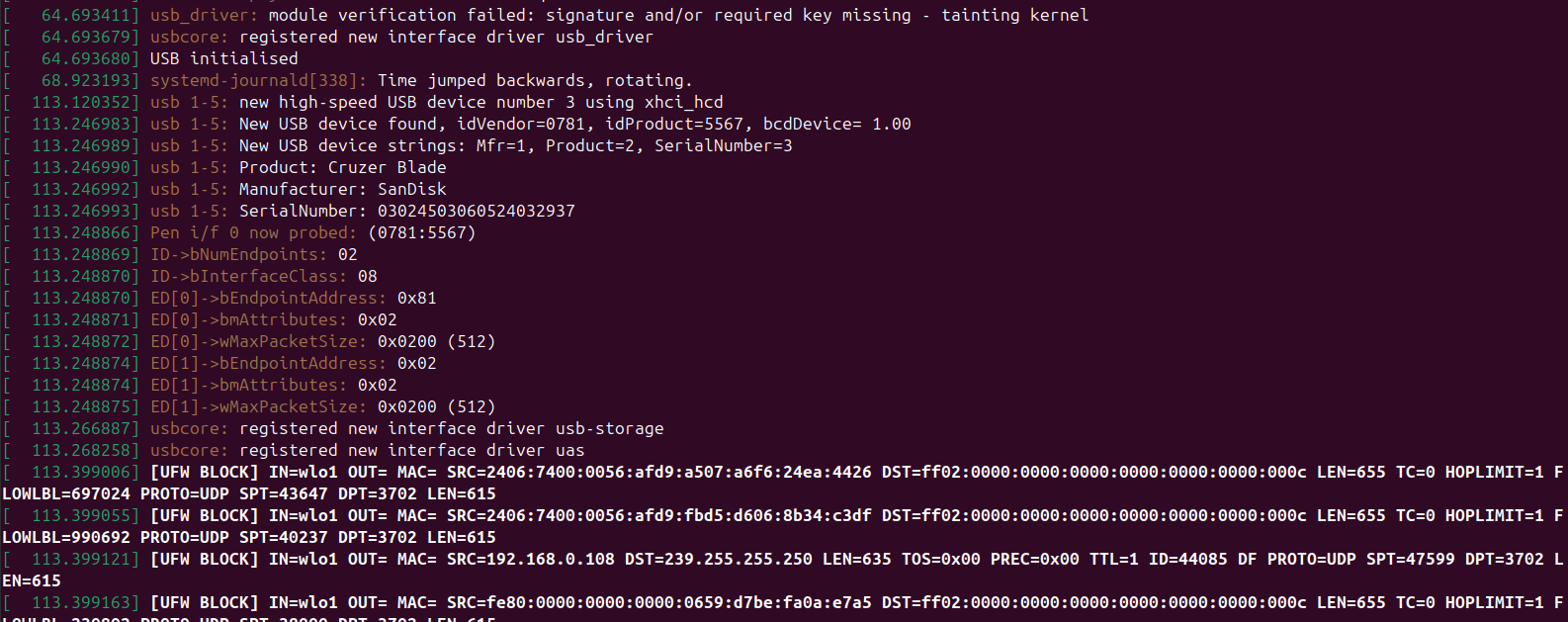 USB driver testing