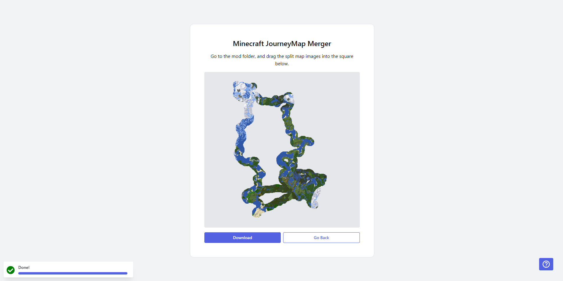 An app that basically merges small pictures into a bigger one