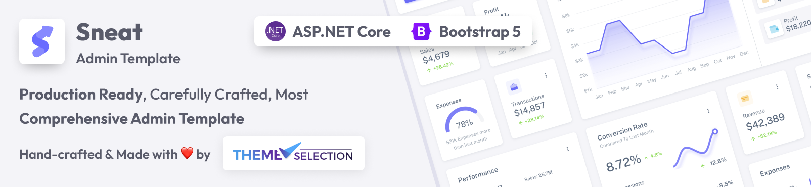 Sneat Asp.NET Core 管理範本