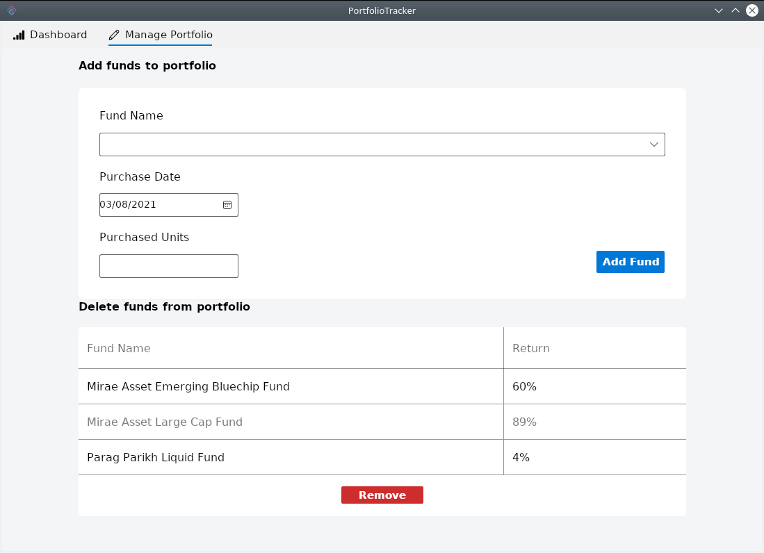 App running in Linux