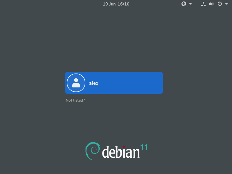 Log menu