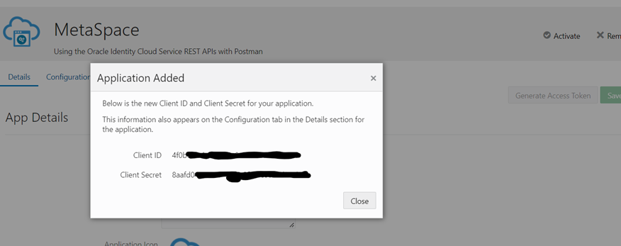 Copy Client ID and Secret