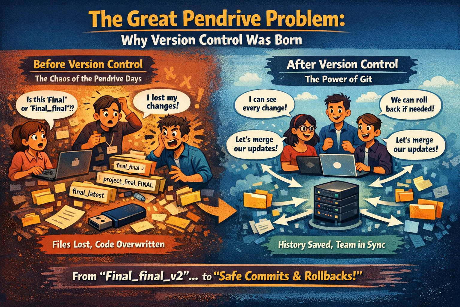 The Pendrive Problem: Why Version Control Was Born