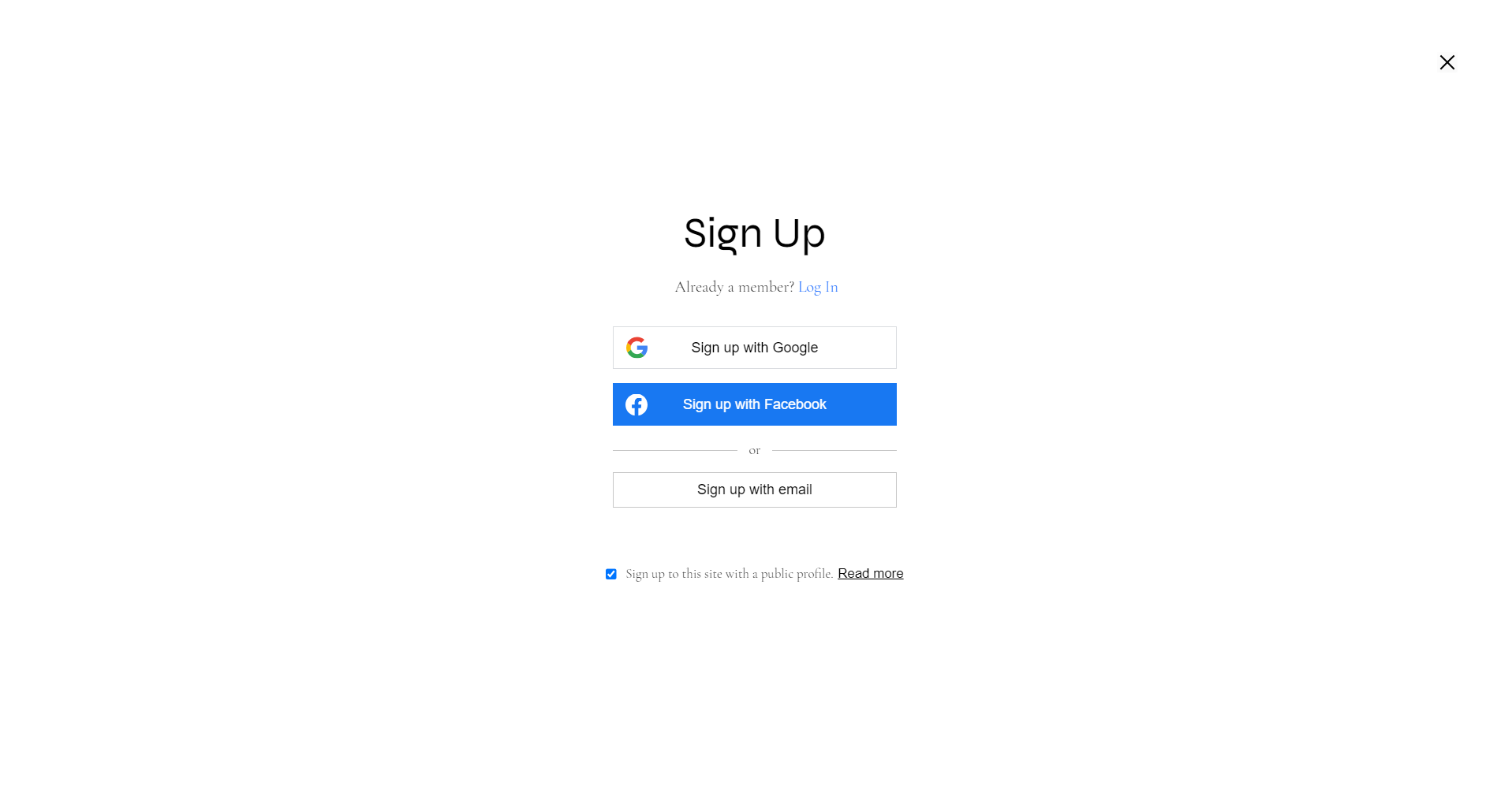 Login Page