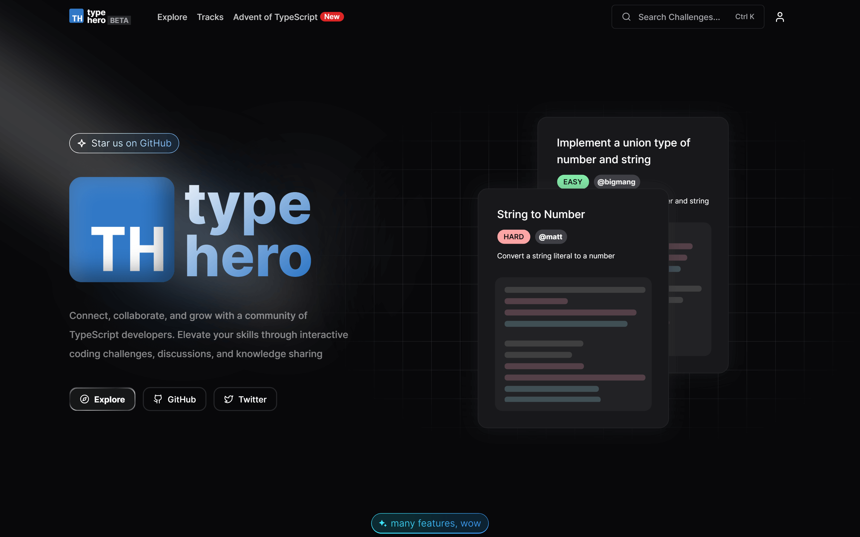 Screenshot of TypeHero
