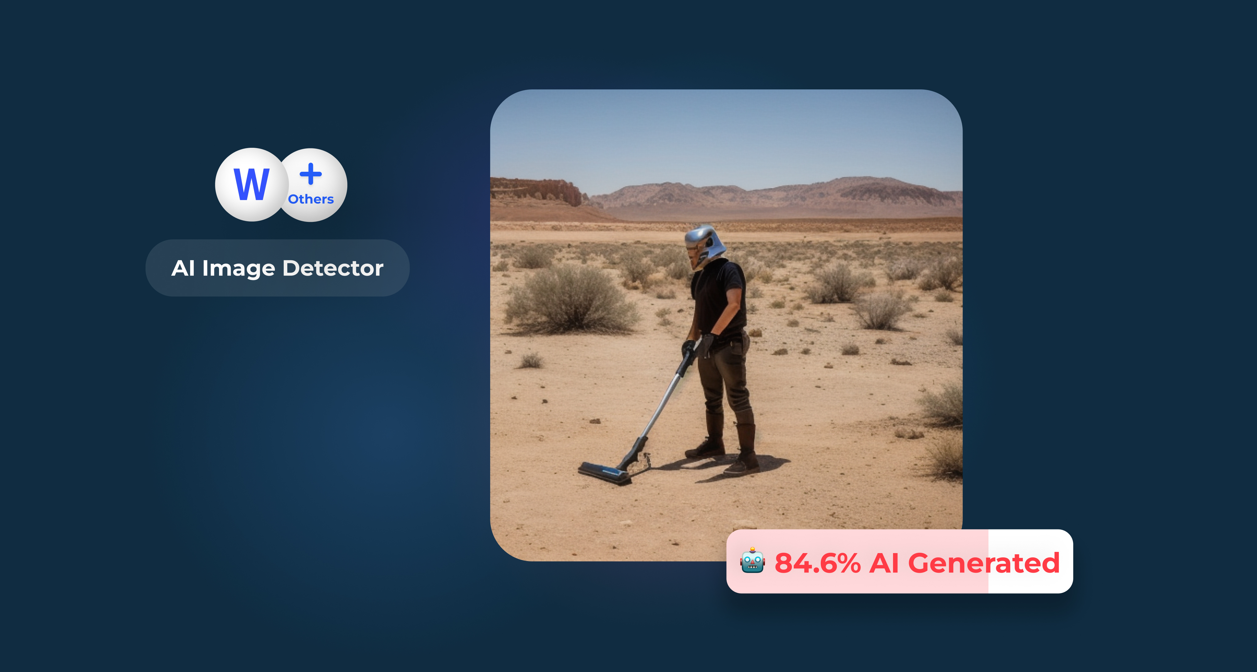 AI Image Detector feature on Eden AI
