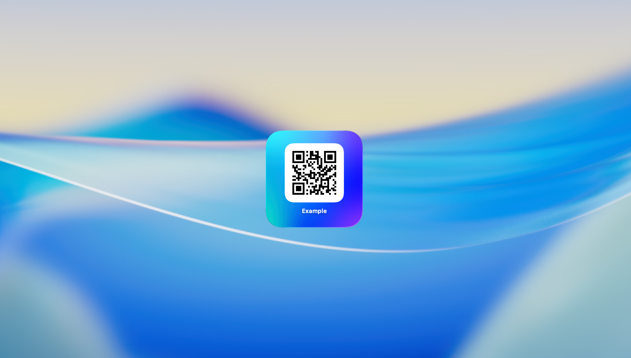 App widget in foreground