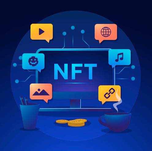 Gradient NFT idea is illustrated