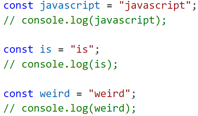Many logs to comment and delete