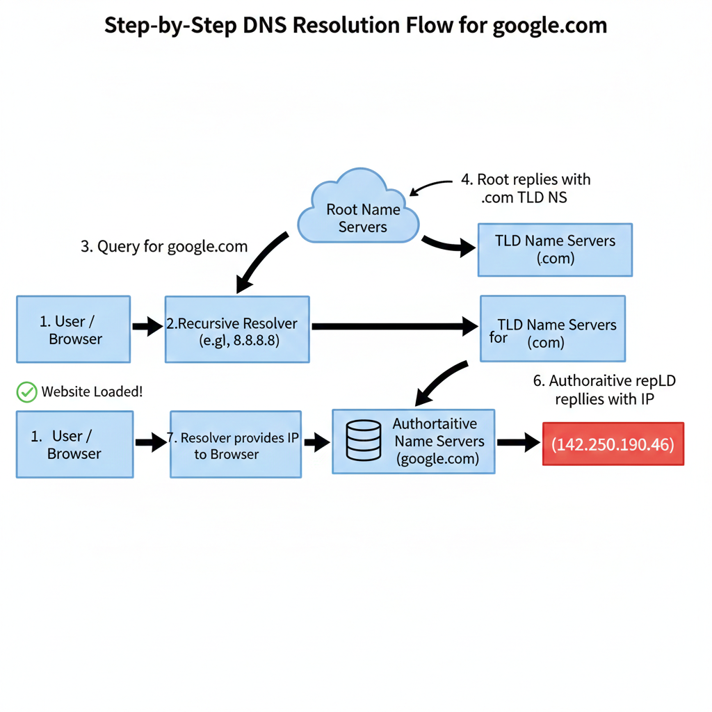 Step‑by‑step resolution